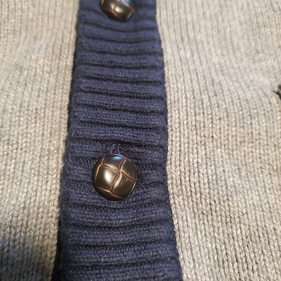 Janie & Jack Size 8 Reindeer Sweater Shawl Neck Cardigan Holiday Winter Preppy - Picture 8 of 8